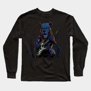 Heavy metal Pitbull, Rock and roll, Hard rock Long Sleeve T-Shirt